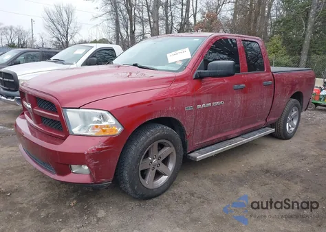 2012 Ram 1500 St из США, поврежденный, VIN 1C6RD6FT7CS282105